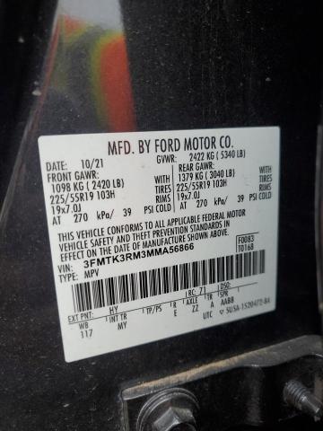 Продажа на аукционе авто 2021 Ford Mustang Mach-e, vin: 3FMTK3RM3MMA56866, номер лота: 92604335