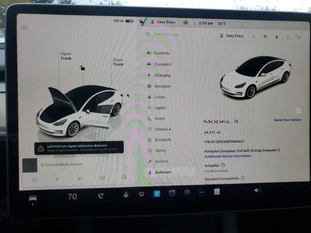 Продажа на аукционе авто 2023 Tesla Model 3, vin: 5YJ3E1EA9PF609427, номер лота: 91833185