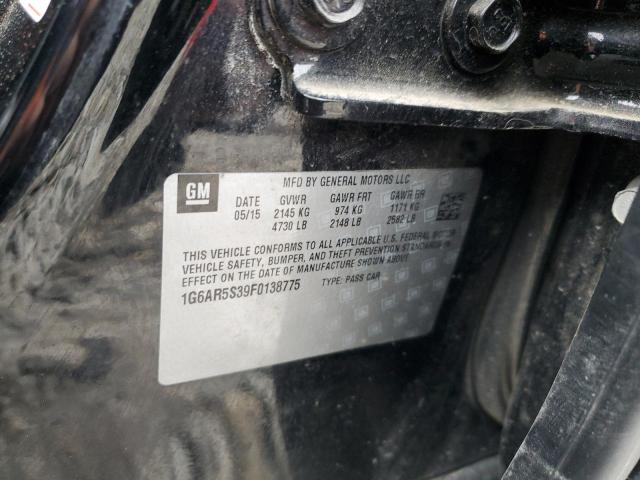 Aukcja sprzedaży 2015 Cadillac Cts, vin: 1G6AR5S39F0138775, numer aukcji: 91888395