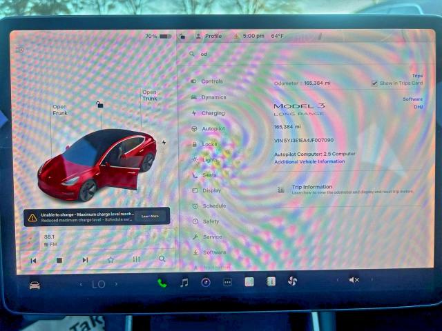 95004545 :رقم المزاد ، 5YJ3E1EA4JF007090 vin ، 2018 Tesla Model 3 مزاد بيع