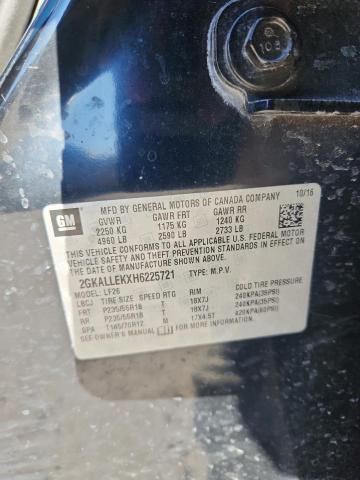 90644905 :رقم المزاد ، 2GKALLEKXH6225721 vin ، 2017 Gmc Terrain مزاد بيع