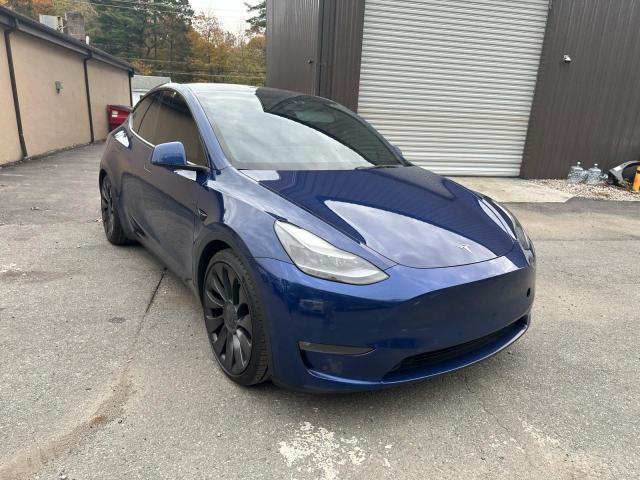 2021 Tesla Model Y მანქანა იყიდება აუქციონზე, vin: 5YJYGDEF1MF140908, აუქციონის ნომერი: 91829155
