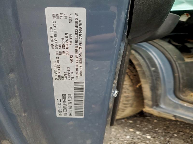 Продаж на аукціоні авто 2021 Ram Promaster 3500, vin: 3C6MRVJG9ME544453, номер лоту: 63561786