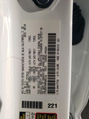 Продаж на аукціоні авто 2024 Toyota Tacoma Dou, vin: 3TMKB5FN9RM005162, номер лоту: 92248455