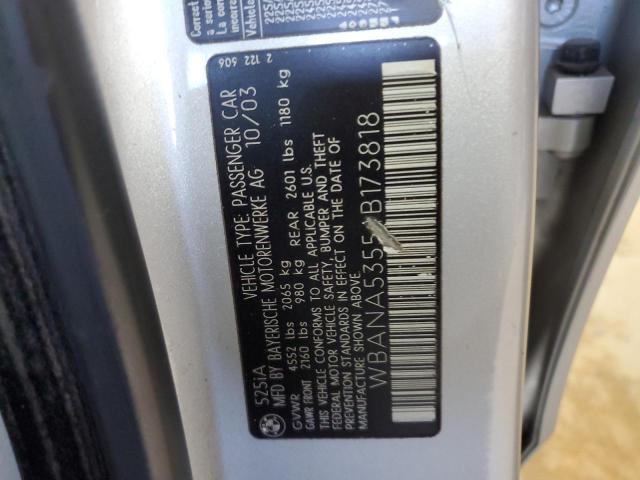 Aukcja sprzedaży 2004 Bmw 525 I, vin: WBANA53554B173818, numer aukcji: 92979745