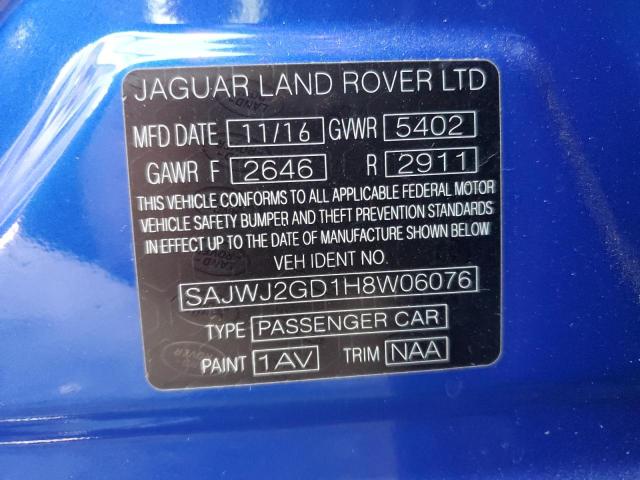 Продаж на аукціоні авто 2017 Jaguar Xjl, vin: SAJWJ2GD1H8W06076, номер лоту: 92689895