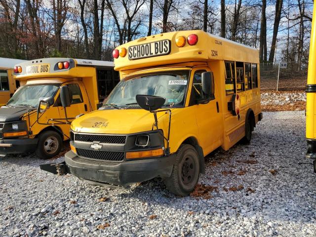 87096055 :رقم المزاد ، 1GB0G2BA3B1109129 vin ، 2011 Chevrolet School Bus مزاد بيع