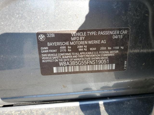 Aukcja sprzedaży 2015 Bmw 328 Xi Sul, vin: WBA3B5G55FNS19051, numer aukcji: 91388645