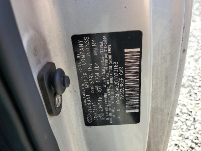 2013 Hyundai Elantra Coupe მანქანა იყიდება აუქციონზე, vin: KMHDH6AE2DU020168, აუქციონის ნომერი: 90975695