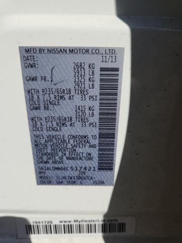Продажа на аукционе авто 2014 Infiniti Qx60, vin: 5N1AL0MN6EC517421, номер лота: 91304265