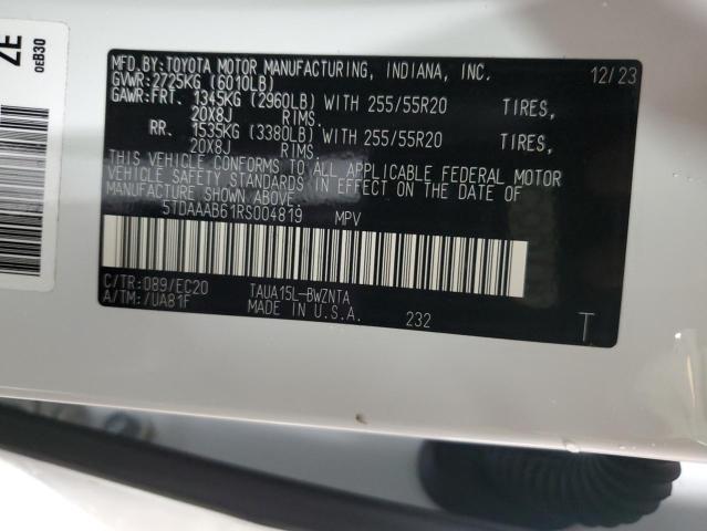 Продажа на аукционе авто 2024 Lexus Tx 350 Bas, vin: 5TDAAAB61RS004819, номер лота: 92482735