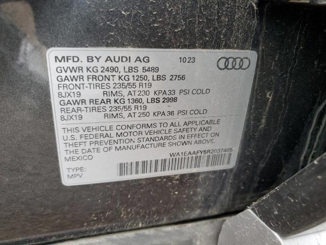 Aukcja sprzedaży 2024 Audi Q5, vin: WA1EAAFY5R2037465, numer aukcji: 93456785