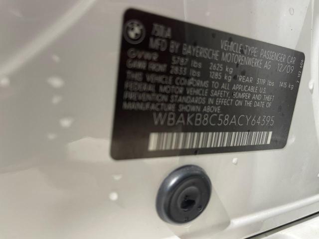 Продаж на аукціоні авто 2010 Bmw 750 Li, vin: WBAKB8C58ACY64395, номер лоту: 91361625