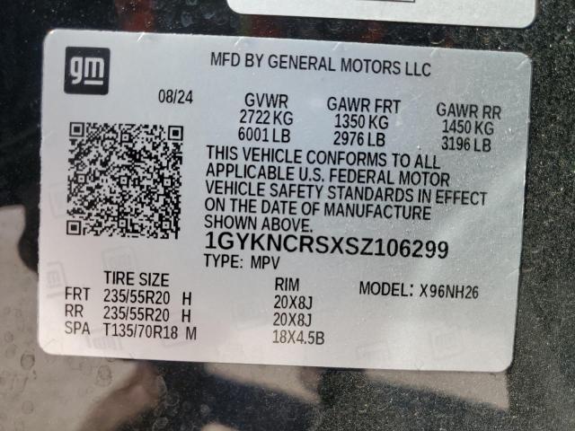 Aukcja sprzedaży 2025 Cadillac Xt5 Premiu, vin: 1GYKNCRSXSZ106299, numer aukcji: 90969175