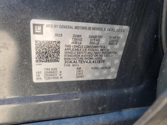 91825035 :رقم المزاد ، 3GKALTEV4JL411279 vin ، 2018 Gmc Terrain مزاد بيع