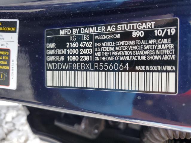 Продажа на аукционе авто 2020 Mercedes-benz C 300 4mat, vin: WDDWF8EBXLR556064, номер лота: 91261045