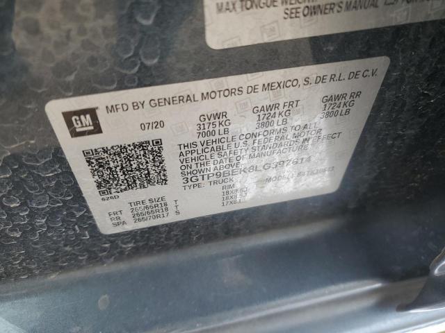 Продаж на аукціоні авто 2020 Gmc Sierra, vin: 3GTP9BEK8LG397614, номер лоту: 92614875