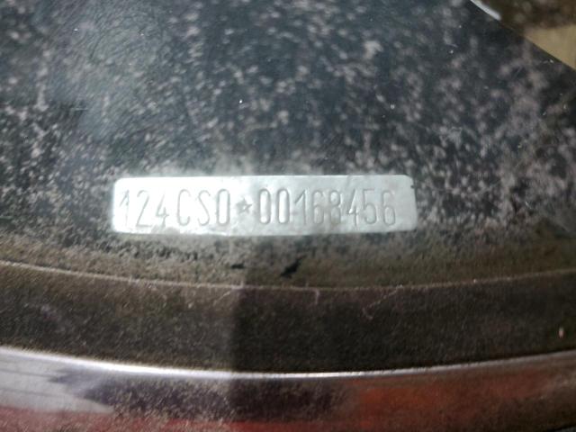 90915555 :رقم المزاد ، 124CS000168456XXX vin ، 1981 Fiat 124 Spider مزاد بيع