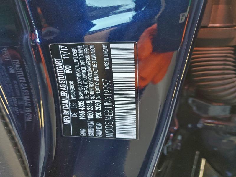Продажа на аукционе авто 2018 Mercedes-benz Cla, vin: WDDSJ4EB1JN619997, номер лота: 94093845