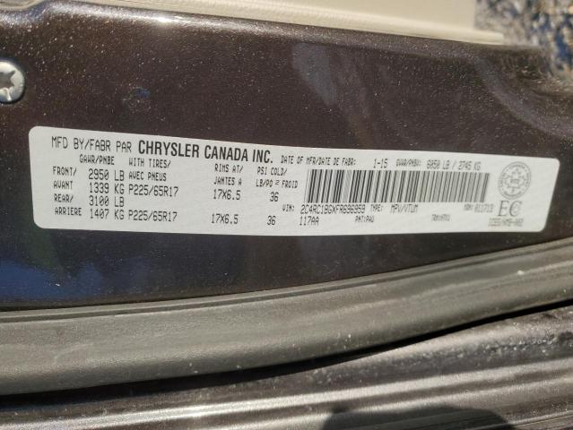 Продажа на аукционе авто 2015 Chrysler Town & Country, vin: 2C4RC1BGXFR696959, номер лота: 93638225