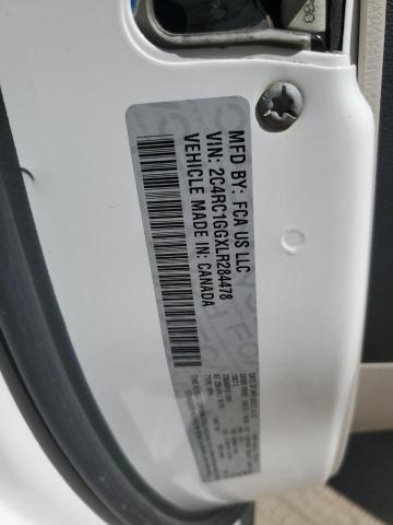 2020 Chrysler Pacifica მანქანა იყიდება აუქციონზე, vin: 2C4RC1GGXLR284478, აუქციონის ნომერი: 91386045