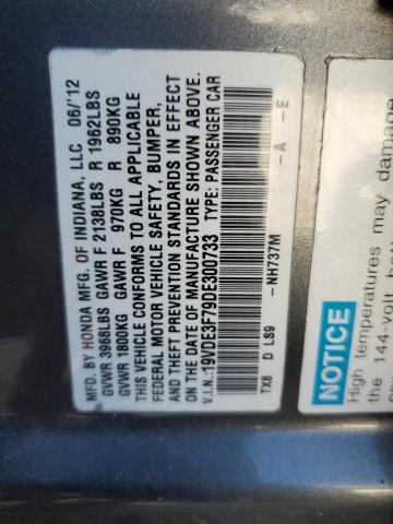 Auction sale of the 2013 Acura Ilx, vin: 19VDE3F79DE300733, lot number: 91466705