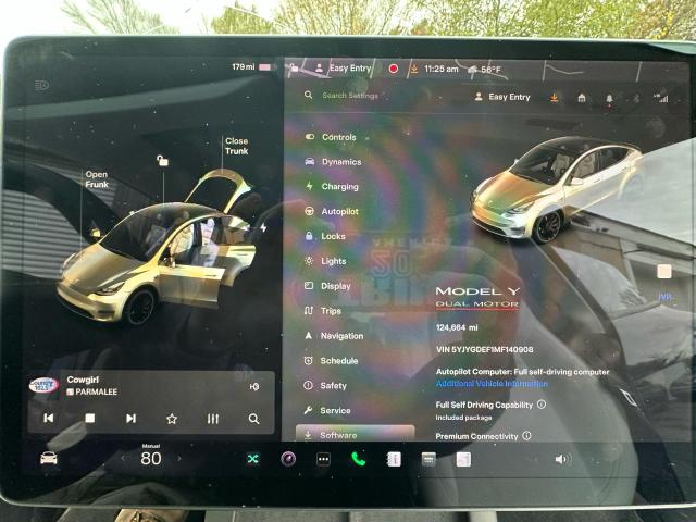 2021 Tesla Model Y მანქანა იყიდება აუქციონზე, vin: 5YJYGDEF1MF140908, აუქციონის ნომერი: 93370385