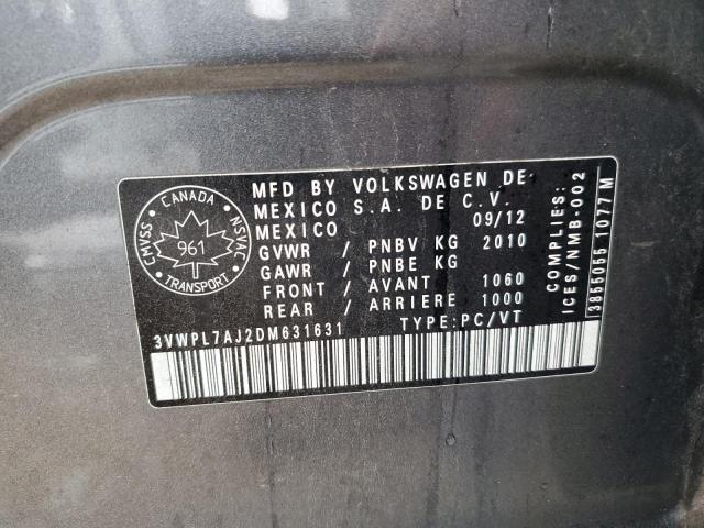 Продаж на аукціоні авто 2013 Volkswagen Jetta, vin: 3VWPL7AJ2DM631631, номер лоту: 87166165