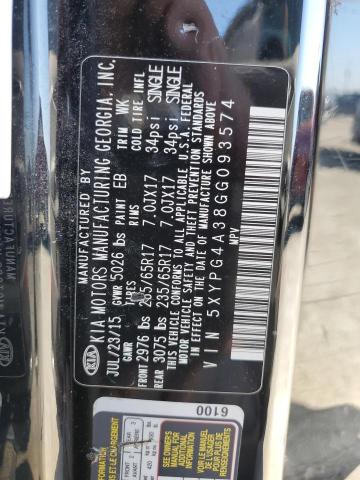 Aukcja sprzedaży 2016 Kia Sorento Lx, vin: 5XYPG4A38GG093574, numer aukcji: 91266595