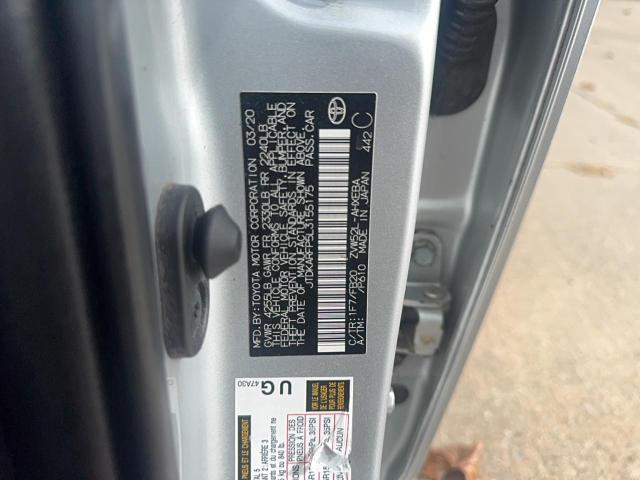 Продажа на аукционе авто 2020 Toyota Prius Prim, vin: JTDKARFP5L3155175, номер лота: 93903945