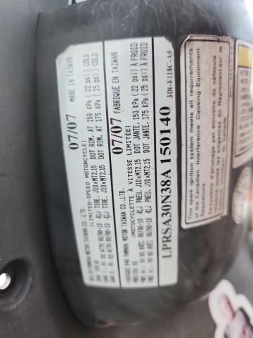 90864845 :رقم المزاد ، LPRSA30N38A150140 vin ، 2008 Yamaha Vino مزاد بيع