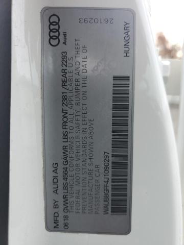 91016015 :رقم المزاد ، WAUB8GFF4J1090297 vin ، 2018 Audi A3 مزاد بيع
