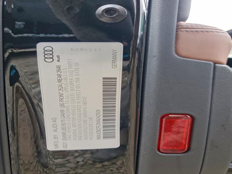 Продаж на аукціоні авто 2021 Audi A5, vin: WAUCBCF53MA042509, номер лоту: 93761665