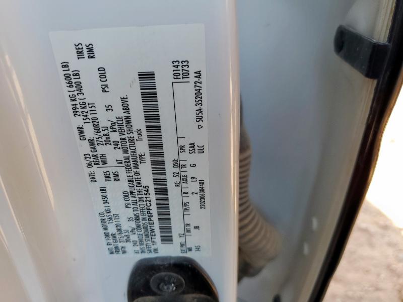 Aukcja sprzedaży 2023 Ford F150, vin: 1FTEW1EP6PFC21545, numer aukcji: 90757775