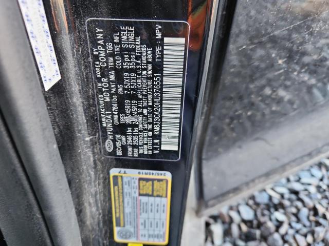 Aukcja sprzedaży 2017 Hyundai Tucson, vin: KM8J3CA20HU376551, numer aukcji: 91989025