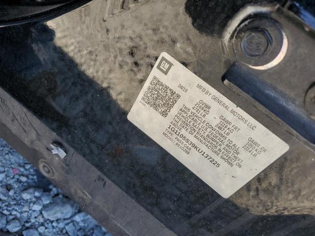 92926335 :رقم المزاد ، 1G1105S39KU137225 vin ، 2019 Chevrolet Impala مزاد بيع
