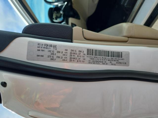 92947205 :رقم المزاد ، 1C4RJFBGXGC493163 vin ، 2016 Jeep Grand Cherokee مزاد بيع