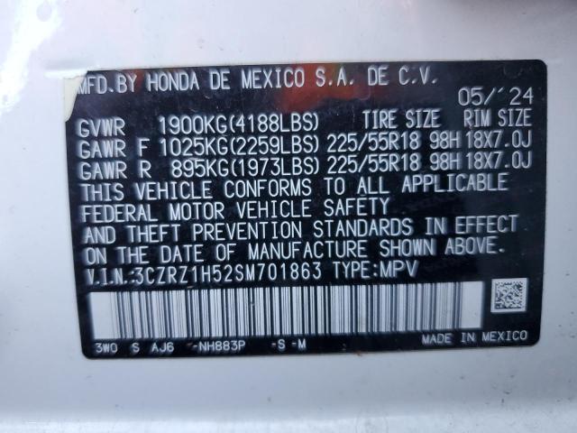 Продаж на аукціоні авто 2025 Honda Hr-v Sport, vin: 3CZRZ1H52SM701863, номер лоту: 92222975