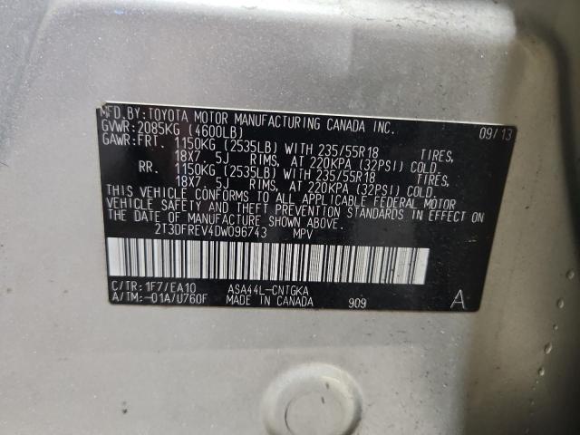 Продажа на аукционе авто 2013 Toyota Rav4 Limit, vin: 2T3DFREV4DW096743, номер лота: 93193985