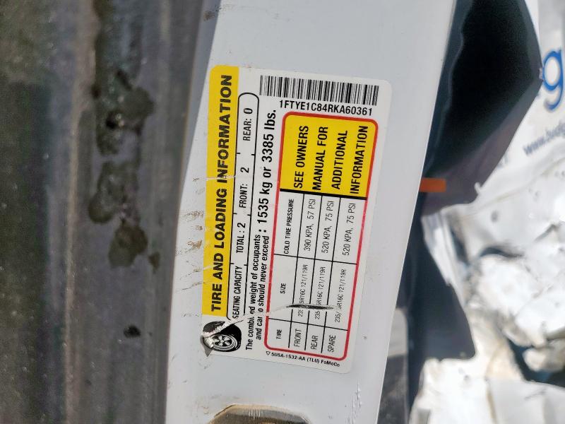 2024 Ford Transit T- მანქანა იყიდება აუქციონზე, vin: 1FTYE1C84RKA60361, აუქციონის ნომერი: 91478655