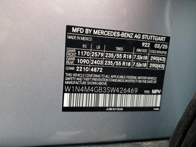 Aukcja sprzedaży 2025 Mercedes-benz Glb 250, vin: W1N4M4GB3SW426469, numer aukcji: 92513855