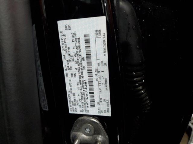 93524215 :رقم المزاد ، 1FMCU9J98LUA56585 vin ، 2020 Ford Escape مزاد بيع