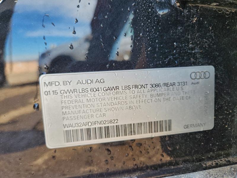 94468425 :رقم المزاد ، WAU32AFD9FN029822 vin ، 2015 Audi A8 مزاد بيع