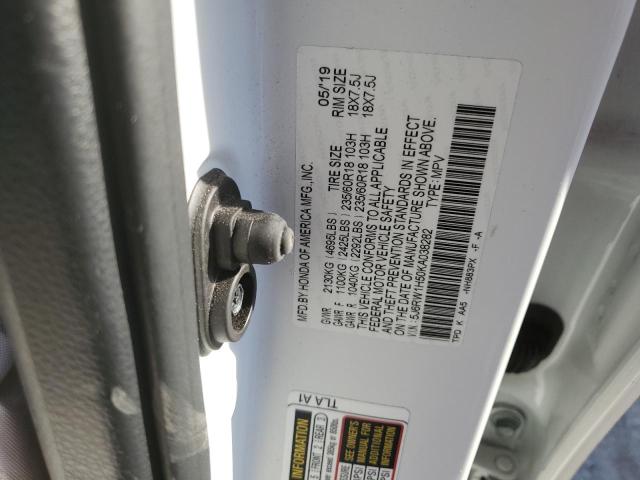 Aukcja sprzedaży 2019 Honda Cr-v, vin: 5J6RW1H50KA038282, numer aukcji: 92270925