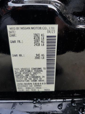 92743115 :رقم المزاد ، 1N4BL4BV8PN384449 vin ، 2023 Nissan Altima S مزاد بيع