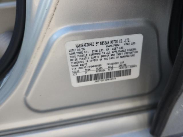 Продаж на аукціоні авто 2006 Infiniti G35, vin: JNKCV51F96M609599, номер лоту: 92081895