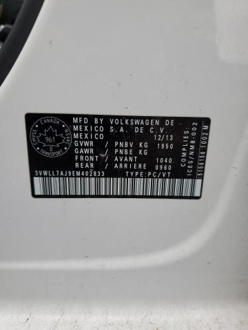 Aukcja sprzedaży 2014 Volkswagen Jetta, vin: 3VWLL7AJ9EM402833, numer aukcji: 91971785