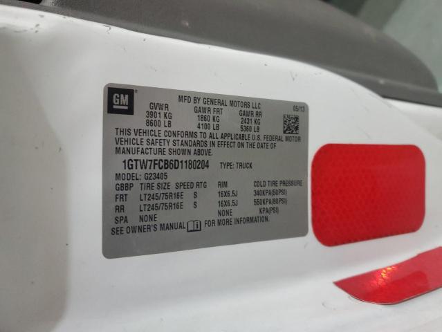 Продаж на аукціоні авто 2013 Gmc Savana G25, vin: 1GTW7FCB6D1180204, номер лоту: 92273185
