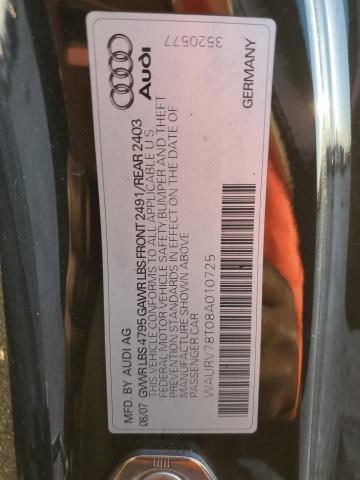 Продажа на аукционе авто 2008 Audi S5 Quattro, vin: WAURV78T08A010725, номер лота: 93282275