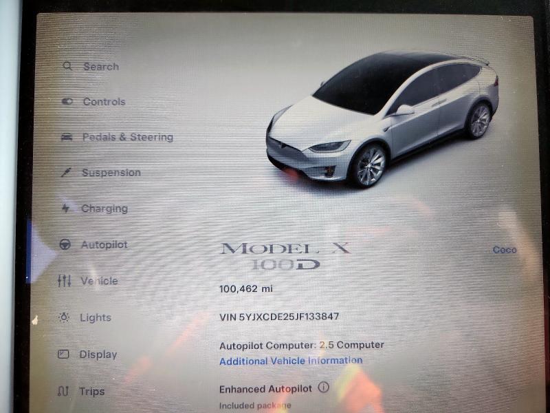 Aukcja sprzedaży 2018 Tesla Model X, vin: 5YJXCDE25JF133847, numer aukcji: 91879515